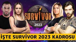 Survivor 2023 Kadrosu | Survivor 2023 Ünlüler Gönüllüler Yarışmacıları Açıklandı !