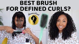 NEW VIRAL Bounce Curl Brush! Is It The Best Brush For Defined Curls? | BiancaReneeToday