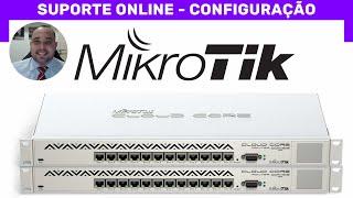 SUPORTE ONLINE PARA CONFIGURAÇÃO DE ROTEADORES MIKROTIK - ATENDIMENTO POR ACESSO REMOTO ONLINE.