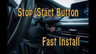 2015 BMW F15 X5 - Red Start Stop Button Install