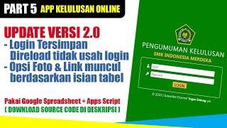 TERUPDATE v.2.0 - CARA BUAT PENGUMUMAN KELULUSAN ONLINE GRATIS RIBUAN SISWA !!!