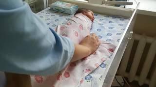 Как пеленать новорожденного ребенка