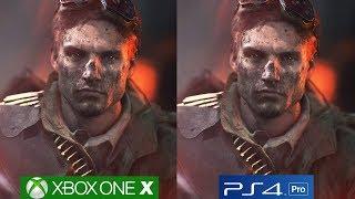 Battlefield 5 PS4 Pro vs Xbox One X Graphics Comparison, Frostbite Engine Analyzed!