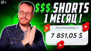 Загружай Shorts 1 месяц - ПРОСМОТРЫ ПОПРУТ! Пассивное продвижение заработок на YouTube Shorts