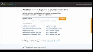 MoneyStream: How To Find Your Bank