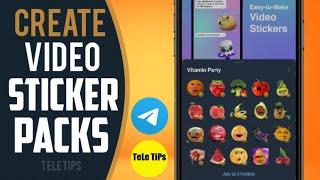 How To Create Video Sticker Packs For Telegram | Latest Full Tutorial