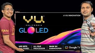 Vu GloLED TV Unboxing — 55" 4K, Dolby Vision, 104W DJ subwoofer, Dolby Atmos, Google TV