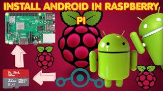 How to install Android in Raspberry pi (3, 3b+, 4) | Android in Raspberry pi | Experimentalist