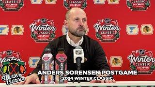 Chicago Blackhawks Coach Sorensen "SOUR" After Winter Classic Loss!  "Not the Standard We Expect"