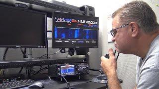  NEW!! Yaesu FT-DX10 HF/6M Hybrid SDR Ham Radio Transceiver Review, Making Contacts!!!!