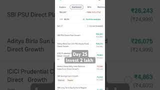 Day 25/365 invest goal 2 lakh #investment #grow #mutualfunds #motilaloswal