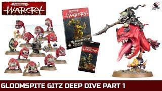 WARCRY GLOOMSPITE GITZ DEEP DIVE - ALL GW Sets Included With Fighter Cards, Abilities Leaders Part 1