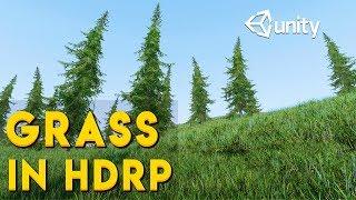 How to add Grass on Terrain in HDRP