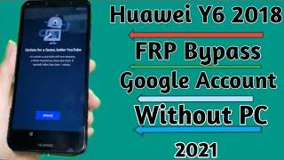 Huawei Y6 2018 Google Account Remove Without PC 100% Working | Huawei frp bypass February 2021