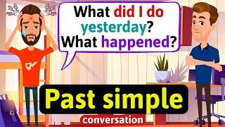 Past simple Conversation (Hangover - actions in the past) English Conversation Practice