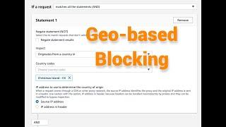 Geoblocking using AWS Edge Services