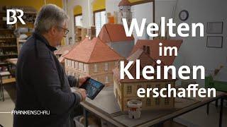 Krippen selbstgemacht: Krippenfreunde in Franken | Modellbau Weihnachtskrippe | Frankenschau | BR