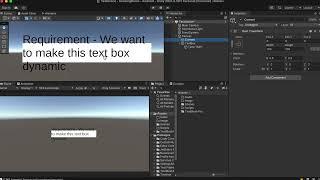 Dynamic Textbox | Auto resize text background | Unity3d | UI