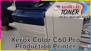 Xerox C60 PRO Production Printer with Booklet Maker Finisher Available For Lease At Absolute Toner