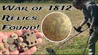 War of 1812 Relics Found Metal Detecting Navy Camp Treasure Hunting Relic Hunt Nokta Legend NH CT RI