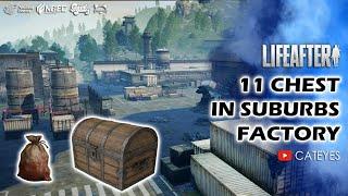  LIFEAFTER  11 Chest Locations  in Levin Suburbs Factory Map Exploration 