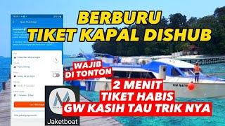 CARA BELI TIKET KAPAL DISHUB PULAU SERIBU ! WAJIB DITONTON YANG MAU KE PULAU SERIBU 