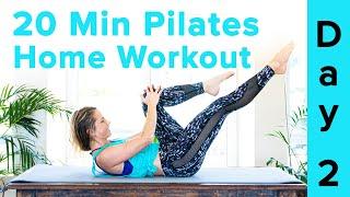 20 Minute Pilates Workout at Home No Equipment