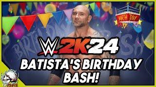 BATISTA'S BIRTHDAY BASH! WWE 2K24 MyFaction LIVE!