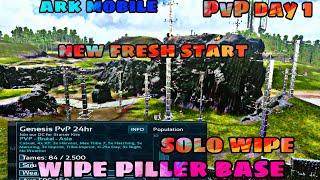 [ ARK MOBILE ] PVP WIPE PILLER BASE SOLO  FEROX ARK MOBILE