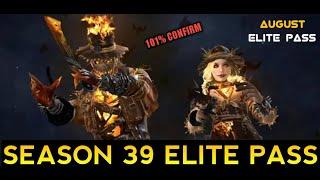 FREE FIRE SEASON 39 AUGUST ELITE PASS 2021