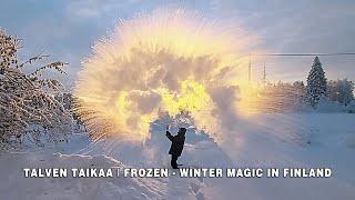 Talven taikaa | Frozen - Winter Magic in Finland (Hot Water Challenge)