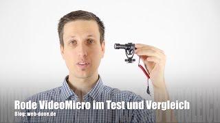 Rode VideoMicro VMMICRO im Test/ Review und Vergleich zum SmartLav+ (deutsch)