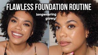 WOWOW FLAWLESS! Acne/Texture Foundation Routine, Longwearing + Glowy