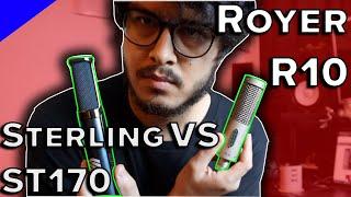 Royer R10 vs Sterling ST170 - BUDGET RIBBON MIC SHOOTOUT (Guitar demo)