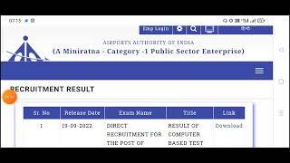 AAI AERO Result 2022 (Out): How to download JE Cut Marks 2022