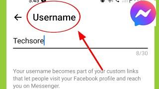 How to Change Username in Facebook Messenger | Messenger me Username kaise badle