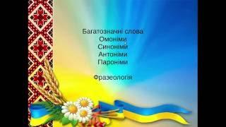 Українська мова - багатозначні слова, омоніми, синоніми, пароніми, Фразеологія