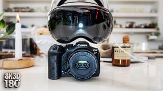 Canon RF-S 7.8mm F4 Dual Lens vs iPhone 16: 3D VR180 Spatial Video Showdown