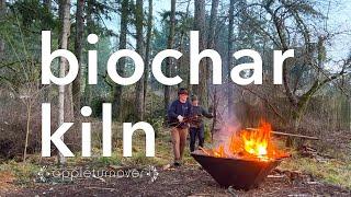 kiln fire biochar to transform branches into enriched carbon soil amendments for a healthy biosphere