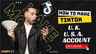 how to create tiktok uk account in pakistan | tiktok uk account kaise banaye / How to