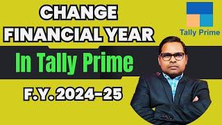 Change Financial Year in Tally Prime 2024-25 | Split Tally Data