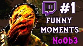 No0b3 TWITCH FUNNY MOMENTS #1 - Dead by Daylight