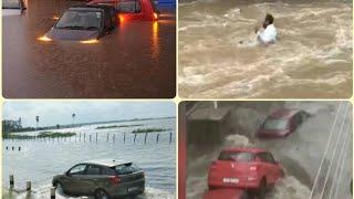 Heavy Rains in Hyderabad | Floods in Hyderabad | Tolichowki Rains | Rains in India