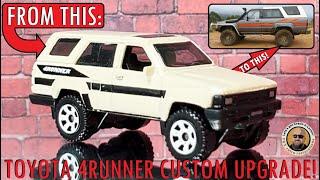 Matchbox 1985 Toyota 4runner 4WD Custom Upgrade with 3D Printed Parts!