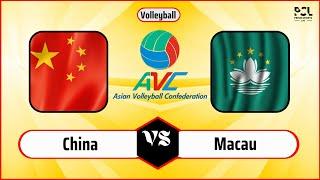 Macau vs China | Eastern Asian Women's Volleyball Championship 2024 | AVC Live Scorecard Update