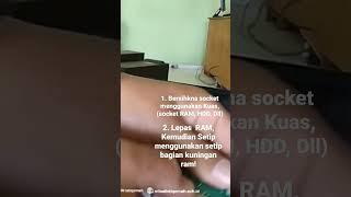 Trik Mahal!!! Solusi CPU nyala tapi tidak tampil di Monitor cuman pakai setip dan kuas saja!