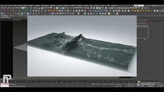How to make a beach wave in 3d Max ? (different and easy way)