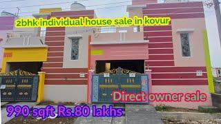 2bhk individual house sale in kovur|990sqft|direct owner sale|CT.7200520085 @MV_Constructions1010