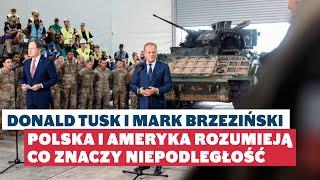 Donald Tusk i Mark Brzeziński: "Polska i Ameryka rozumieją co znaczy niepodległość", 1.07.2024