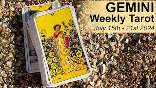 GEMINI WEEKLY TAROT READING "A GIANT LEAP & BRAND NEW CHAPTER BEGINS" July 15th to 21st 2024 #tarot